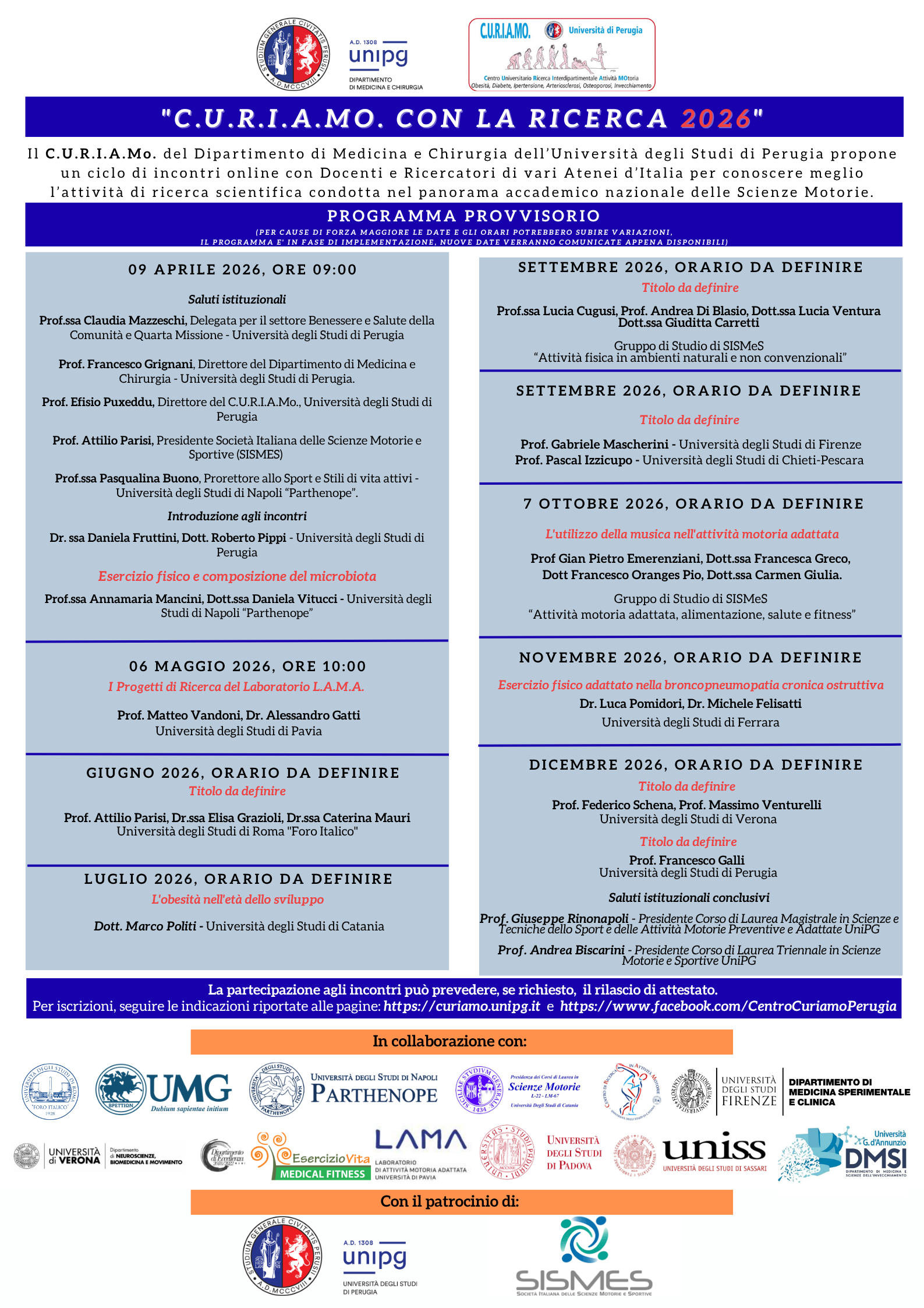 programma provvisorio edizione 2026 vers. 07.04.26